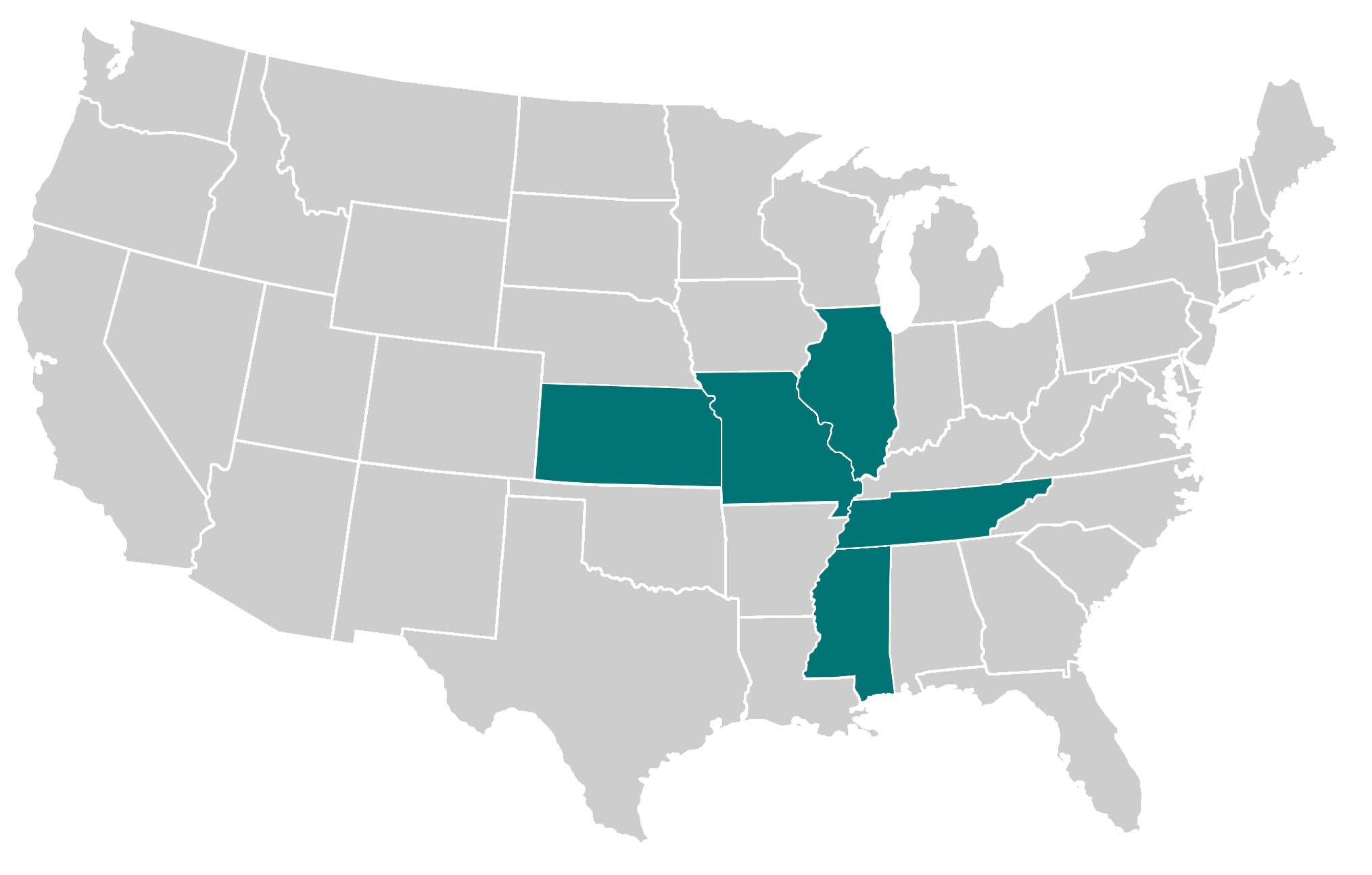 Animated Map of Community Locations by State